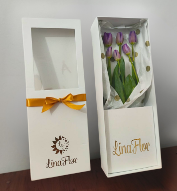 Tulipanes Elegancia Púrpura