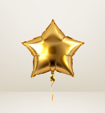 Globo Estrella Dorada