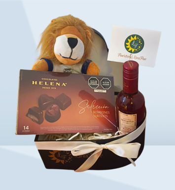 León Blanquiazul con Chocolate
